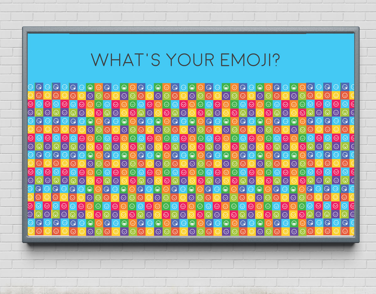 What’s Your Emoji button wall